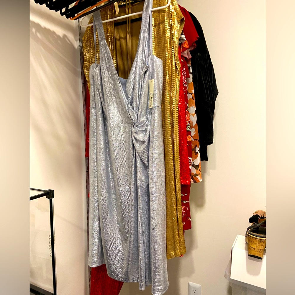 Eliza J. shimmer party dress